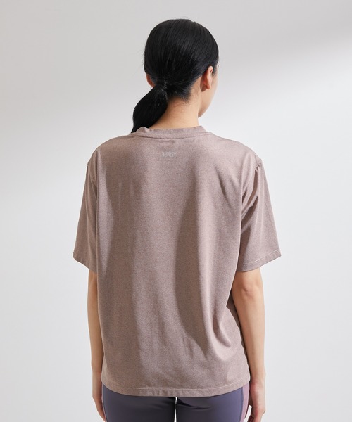 ellesse（エレッセ）の「【ellesse×NERGY】UV＆吸水速乾 メランジ Tシャツ（Tシャツ/カットソー・レディース・ブラウン/カーキ・FREE）」の9枚目の写真
