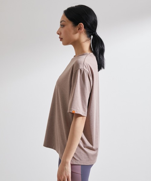 ellesse（エレッセ）の「【ellesse×NERGY】UV＆吸水速乾 メランジ Tシャツ（Tシャツ/カットソー・レディース・ブラウン/カーキ・FREE）」の10枚目の写真