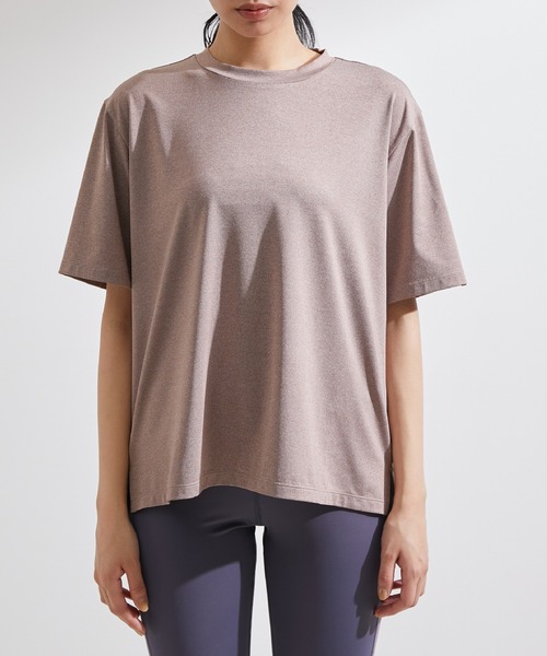 ellesse（エレッセ）の「【ellesse×NERGY】UV＆吸水速乾 メランジ Tシャツ（Tシャツ/カットソー・レディース・ブラウン/カーキ・FREE）」の8枚目の写真