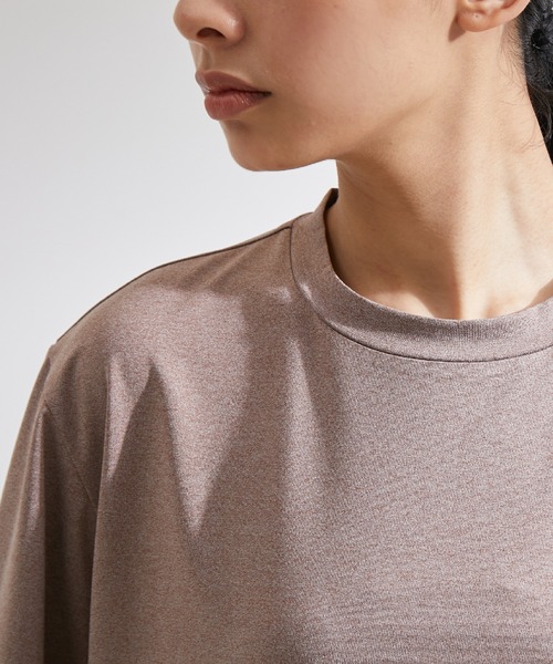 ellesse（エレッセ）の「【ellesse×NERGY】UV＆吸水速乾 メランジ Tシャツ（Tシャツ/カットソー・レディース・ブラウン/カーキ・FREE）」の11枚目の写真