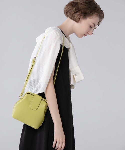 fifth(フィフス)の「がま口フラップショルダーバッグ(ショルダーバッグ・レディース・ホワイト/ブラック/ライム・FREE)」の5枚目の写真