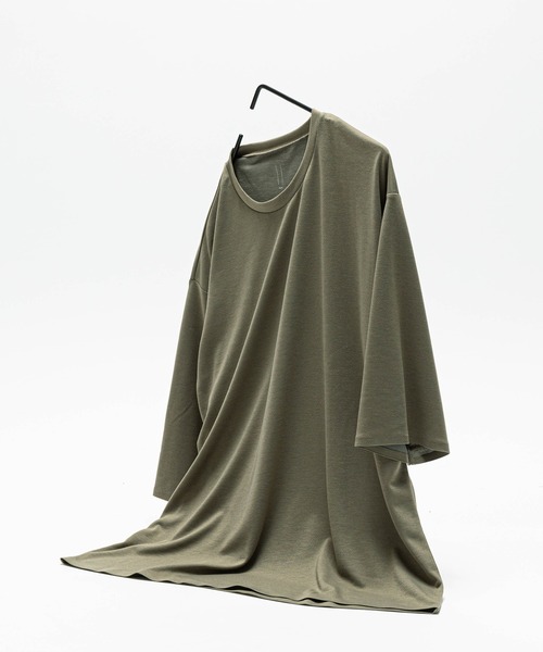 DESCENTE PAUSE（デサントポーズ）の「【DESCENTE PAUSE】別注 ゼロシーム ハーフスリーブTシャツ（Tシャツ/カットソー・メンズ・ブラック/ベージュ/ネイビー/ブルー・MEDIUM/LARGE/X-LARGE）」の3枚目の写真