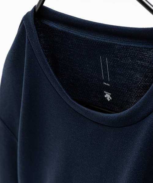 DESCENTE PAUSE（デサントポーズ）の「【DESCENTE PAUSE】別注 ゼロシーム ハーフスリーブTシャツ（Tシャツ/カットソー・メンズ・ブラック/ベージュ/ネイビー/ブルー・MEDIUM/LARGE/X-LARGE）」の5枚目の写真