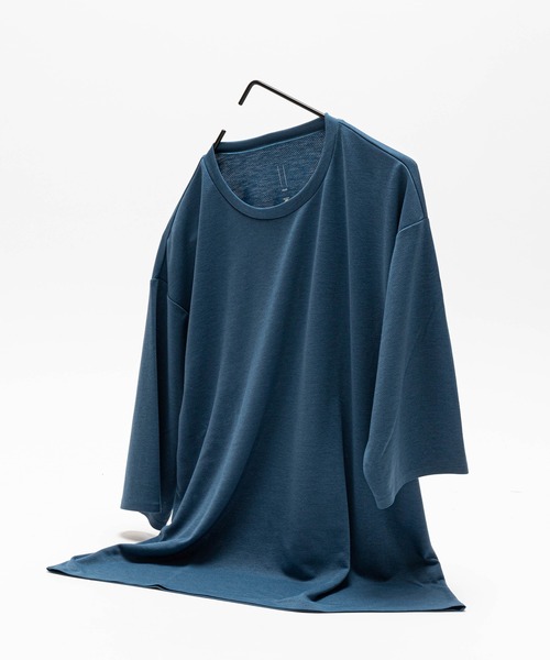 DESCENTE PAUSE（デサントポーズ）の「【DESCENTE PAUSE】別注 ゼロシーム ハーフスリーブTシャツ（Tシャツ/カットソー・メンズ・ブラック/ベージュ/ネイビー/ブルー・MEDIUM/LARGE/X-LARGE）」の6枚目の写真