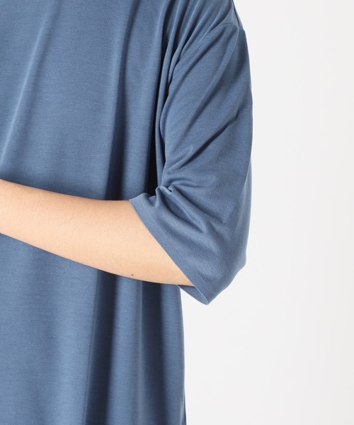 DESCENTE PAUSE（デサントポーズ）の「【DESCENTE PAUSE】別注 ゼロシーム ハーフスリーブTシャツ（Tシャツ/カットソー・メンズ・ブラック/ベージュ/ネイビー/ブルー・MEDIUM/LARGE/X-LARGE）」の20枚目の写真