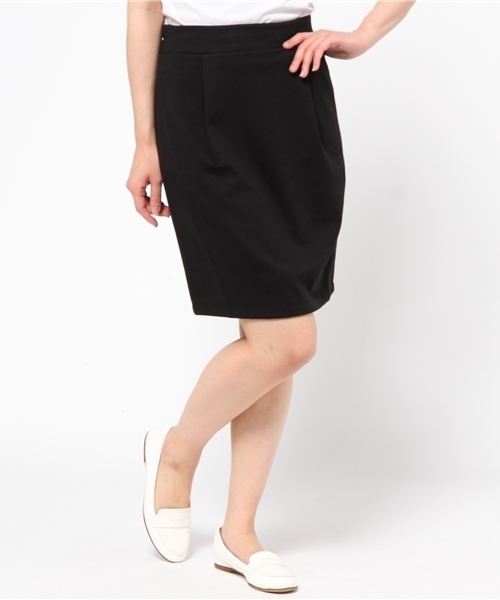 earth music&ecology(アースミュージックアンドエコロジー)の「ポンチタイトスカート(スカート・レディース・LT.Gray/ロイヤルブルー/ネイビー/ブラック/オフホワイト・SMALL/MEDIUM)」の3枚目の写真