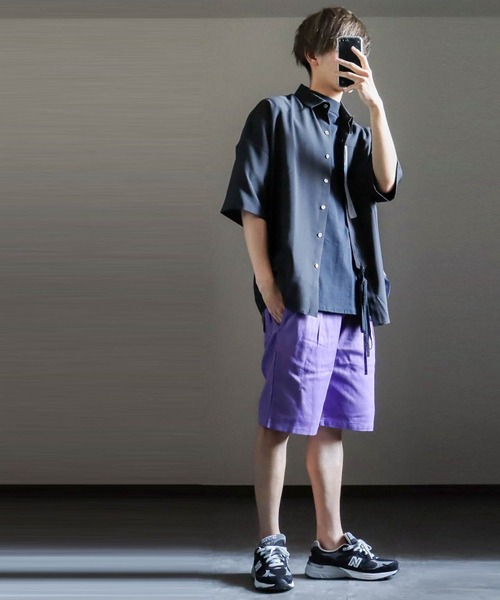 Ritzy（リッツィー）の「ツイルシェフショーツ レディース メンズ（その他パンツ・メンズ・オリーブ/ブラック/ホワイト/ネイビー/ベージュ/パープル・X-LARGE/SMALL/LARGE/MEDIUM）」の16枚目の写真