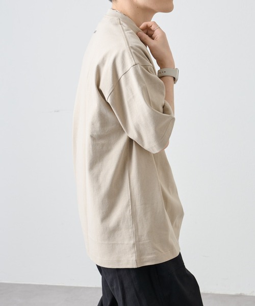 COLONY 2139（コロニートゥーワンスリーナイン）の「前後刺繍BIGシルエットTシャツ / 両面刺繍ルーズシルエットTee（Tシャツ/カットソー・メンズ・ホワイト/ブラック/グレイッシュベージュ・MEDIUM/LARGE）」の16枚目の写真