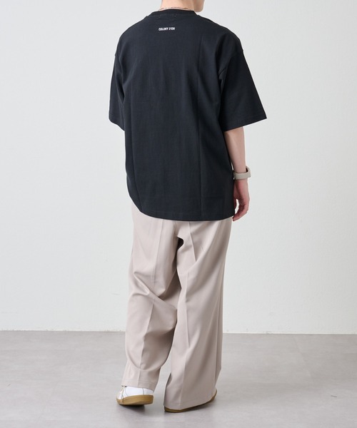 COLONY 2139（コロニートゥーワンスリーナイン）の「前後刺繍BIGシルエットTシャツ / 両面刺繍ルーズシルエットTee（Tシャツ/カットソー・メンズ・ホワイト/ブラック/グレイッシュベージュ・MEDIUM/LARGE）」の13枚目の写真