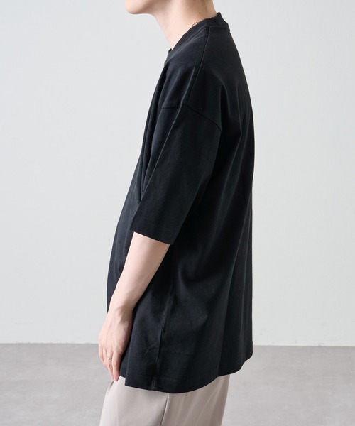 COLONY 2139（コロニートゥーワンスリーナイン）の「前後刺繍BIGシルエットTシャツ / 両面刺繍ルーズシルエットTee（Tシャツ/カットソー・メンズ・ホワイト/ブラック/グレイッシュベージュ・MEDIUM/LARGE）」の9枚目の写真