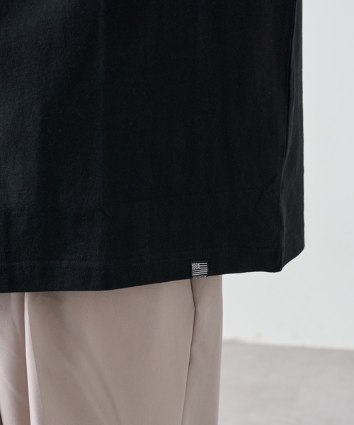 COLONY 2139（コロニートゥーワンスリーナイン）の「前後刺繍BIGシルエットTシャツ / 両面刺繍ルーズシルエットTee（Tシャツ/カットソー・メンズ・ホワイト/ブラック/グレイッシュベージュ・MEDIUM/LARGE）」の14枚目の写真