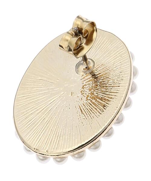 Maison de FLEUR（メゾンドフルール）の「カメオピアス（ピアス（両耳用）・レディース・ピンク・FREE）」の6枚目の写真