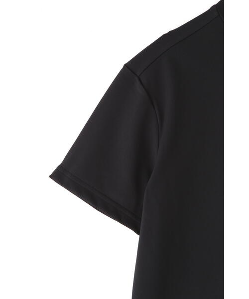 25SS】WOMEN サスティナブルピケモックネック ブラック