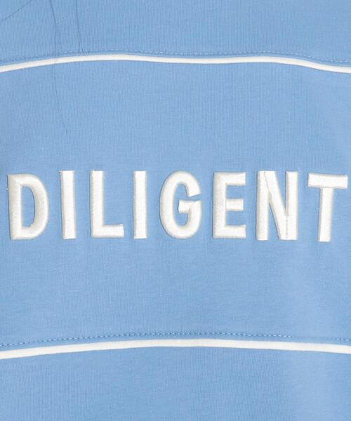 PINK-latte（ピンクラテ）の「◆【コットン100％】3DロゴししゅうTシャツ（Tシャツ/カットソー・キッズ・ブルー/オフホワイト/ベビーピンク/チャコールグレー・14/15 /16）」の8枚目の写真