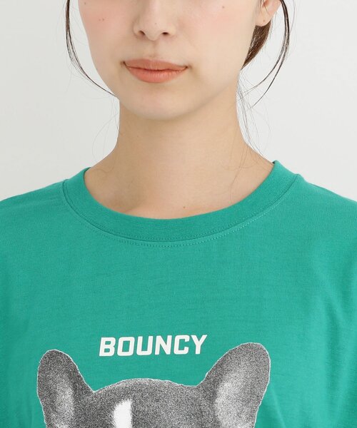 Cutie Blonde（キューティーブロンド）の「◆【S-L】アニマルプリントTシャツ（Tシャツ/カットソー・レディース・ブラック/オフホワイト/グリーン/ベージュ系その他3/ホワイト系3/ピンク系・01/02/03）」の8枚目の写真