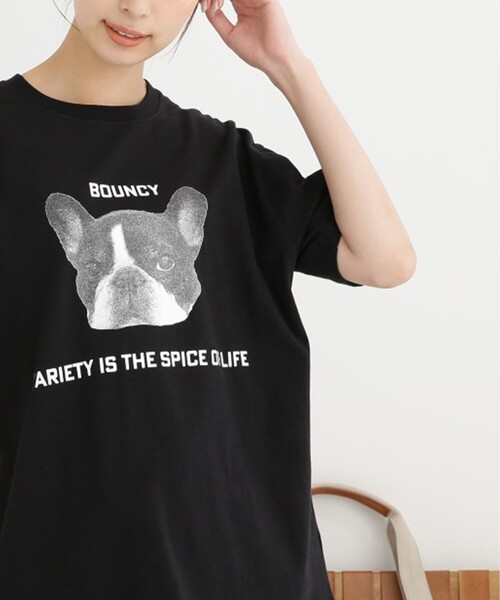 Cutie Blonde（キューティーブロンド）の「◆【S-L】アニマルプリントTシャツ（Tシャツ/カットソー・レディース・ブラック/オフホワイト/グリーン/ベージュ系その他3/ホワイト系3/ピンク系・01/02/03）」の19枚目の写真