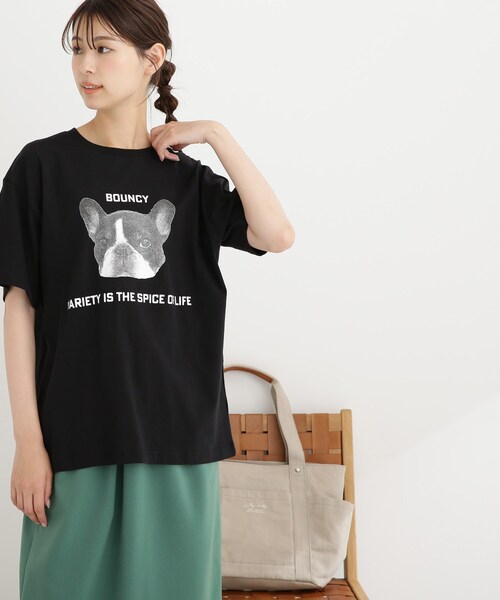 Cutie Blonde（キューティーブロンド）の「◆【S-L】アニマルプリントTシャツ（Tシャツ/カットソー・レディース・ブラック/オフホワイト/グリーン/ベージュ系その他3/ホワイト系3/ピンク系・01/02/03）」の20枚目の写真