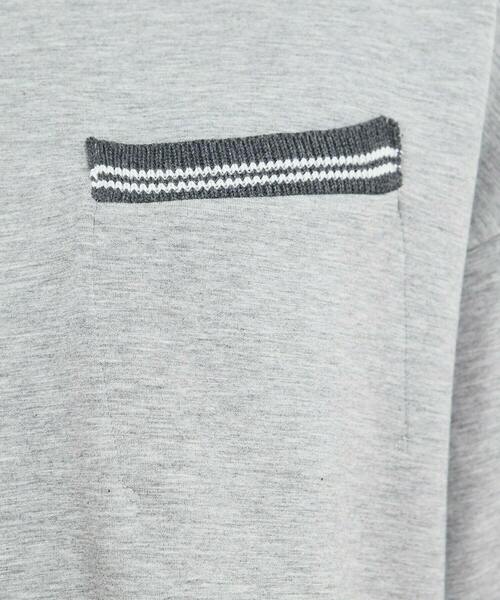 FRAPBOIS（フラボア）の「DBカット（Tシャツ/カットソー・レディース・ネイビー/トップグレー・1/2）」の10枚目の写真