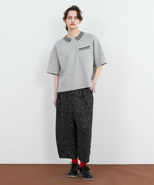 FRAPBOIS（フラボア）の「DBカット（Tシャツ/カットソー・レディース・ネイビー/トップグレー・1/2）」の11枚目の写真