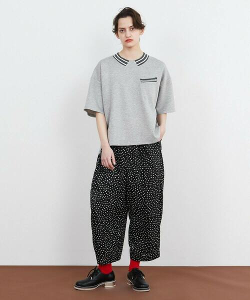 FRAPBOIS（フラボア）の「DBカット（Tシャツ/カットソー・レディース・ネイビー/トップグレー・1/2）」の12枚目の写真