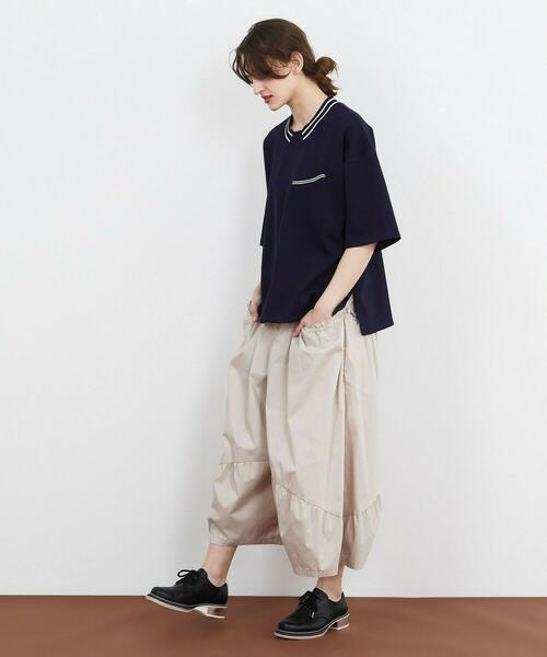 FRAPBOIS（フラボア）の「DBカット（Tシャツ/カットソー・レディース・ネイビー/トップグレー・1/2）」の21枚目の写真