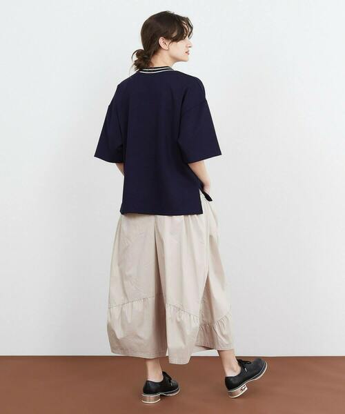 FRAPBOIS（フラボア）の「DBカット（Tシャツ/カットソー・レディース・ネイビー/トップグレー・1/2）」の22枚目の写真