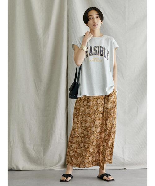 AMERICAN HOLIC（アメリカンホリック）の「カレッジロゴカットプルオーバー1（Tシャツ/カットソー・レディース・ホワイト系その他・L/M）」の5枚目の写真