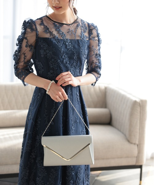 PREFERIR(プレフェリール)の「V字プレート 3WAY 結婚式 パーティー オケージョン クラッチバッグ(クラッチバッグ・レディース・ブラック/ベージュ/シルバー・FREE)」の16枚目の写真