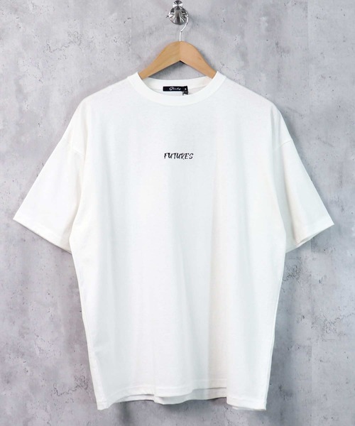 SHISKY（シスキー）の「ビッグシルエットプリントTシャツ（Tシャツ/カットソー・メンズ・ブラック/ベージュ/オフホワイト/ミント/ラベンダー/ホワイト系/ホワイト系1/ブラック系/ブラック系1・M/L/XL）」の2枚目の写真