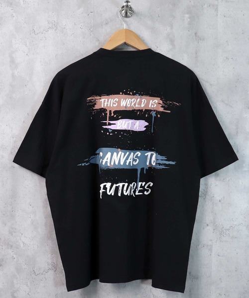 SHISKY（シスキー）の「ビッグシルエットプリントTシャツ（Tシャツ/カットソー・メンズ・ブラック/ベージュ/オフホワイト/ミント/ラベンダー/ホワイト系/ホワイト系1/ブラック系/ブラック系1・M/L/XL）」の20枚目の写真