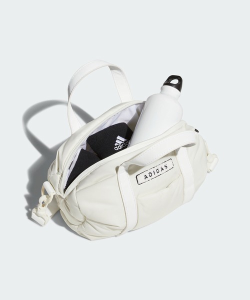adidas(アディダス)の「軽量 キルティング ドラムポーチ【adidas Golf/アディダスゴルフ】(ドラムバッグ・レディース・オフホワイト/ブラック/ブラウン・FREE)」の20枚目の写真