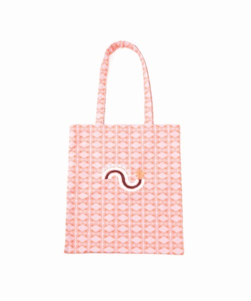 Casselini(キャセリーニ)の「Casselini(キャセリーニ)ジオメトリック刺繍トート(トートバッグ・レディース・ブラック/ピンク/ブルー・FREE)」の7枚目の写真