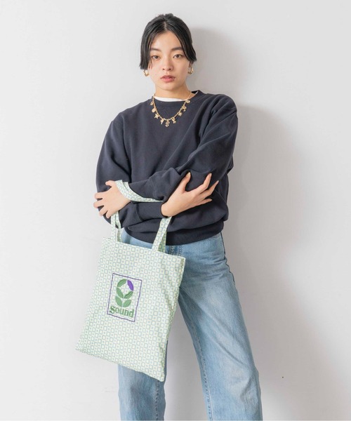 Casselini(キャセリーニ)の「Casselini(キャセリーニ)ジオメトリック刺繍トート(トートバッグ・レディース・ブラック/ピンク/ブルー・FREE)」の10枚目の写真