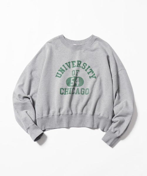 R JUBILEE(アールジュビリー)の「R JUBILEE/アール ジュビリー RJ BASIC PRINT SWEAT スウェット(スウェット・レディース・ヘザーグレー/エンジ/セージグリーン・FREE)」の2枚目の写真
