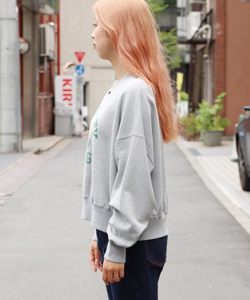 R JUBILEE(アールジュビリー)の「R JUBILEE/アール ジュビリー RJ BASIC PRINT SWEAT スウェット(スウェット・レディース・ヘザーグレー/エンジ/セージグリーン・FREE)」の10枚目の写真