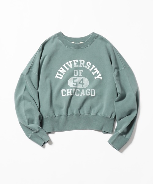 R JUBILEE(アールジュビリー)の「R JUBILEE/アール ジュビリー RJ BASIC PRINT SWEAT スウェット(スウェット・レディース・ヘザーグレー/エンジ/セージグリーン・FREE)」の5枚目の写真