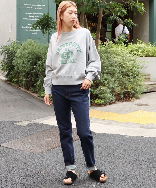 R JUBILEE(アールジュビリー)の「R JUBILEE/アール ジュビリー RJ BASIC PRINT SWEAT スウェット(スウェット・レディース・ヘザーグレー/エンジ/セージグリーン・FREE)」の13枚目の写真