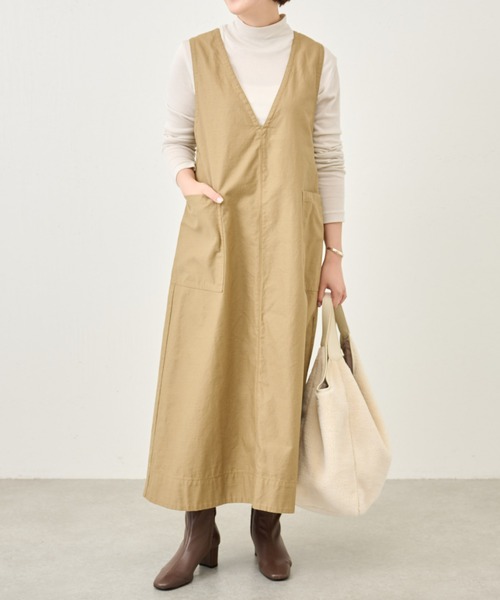 BEARDSLEY コットンロングスカート サイズ38 割繊ギャザースカート （ロング・マキシ丈スカート）｜BEARDSLEY