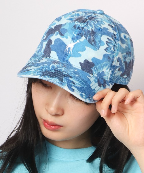 LRG（エルアールジー）の「LRG アニマル キリン刺繍キャップ（キャップ・メンズ・ブルー系その他・FREE）」の6枚目の写真