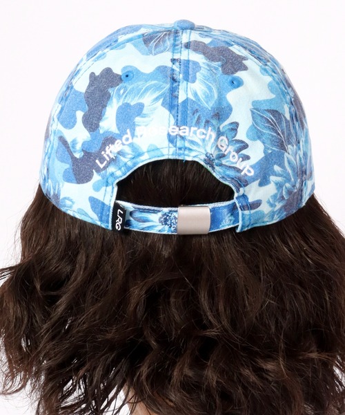 LRG（エルアールジー）の「LRG アニマル キリン刺繍キャップ（キャップ・メンズ・ブルー系その他・FREE）」の3枚目の写真