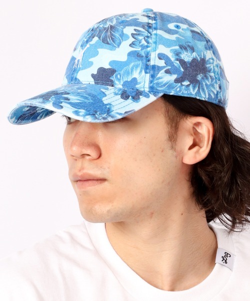 LRG（エルアールジー）の「LRG アニマル キリン刺繍キャップ（キャップ・メンズ・ブルー系その他・FREE）」の4枚目の写真