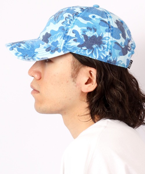 LRG（エルアールジー）の「LRG アニマル キリン刺繍キャップ（キャップ・メンズ・ブルー系その他・FREE）」の2枚目の写真