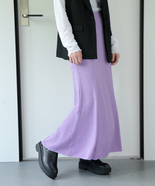 GLOBAL WORK(グローバルワーク)の「マーメイドスカート/AND YUA ANY/347899(スカート・キッズ・ブラック/パープル系その他5・150cm/160cm)」の3枚目の写真