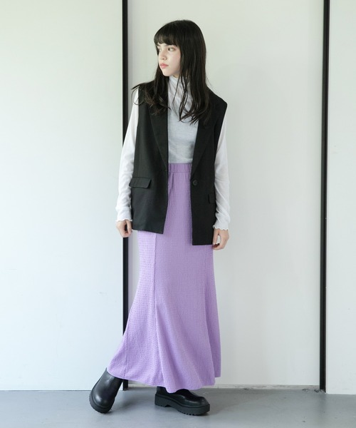 GLOBAL WORK(グローバルワーク)の「マーメイドスカート/AND YUA ANY/347899(スカート・キッズ・ブラック/パープル系その他5・150cm/160cm)」の6枚目の写真