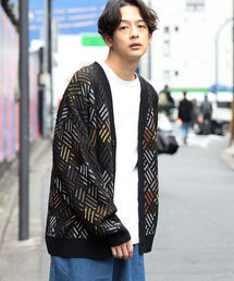 BEAMS HEART | BEAMS HEART / アソート レトロ ビッグ カーディガン(カーディガン/ボレロ)