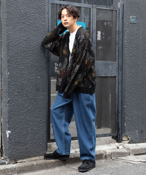 BEAMS HEART（ビームスハート）の「BEAMS HEART / アソート レトロ ビッグ カーディガン（カーディガン/ボレロ・メンズ・ベージュ/ネイビー/ブラック系その他/ブラック系その他2・SMALL/MEDIUM/LARGE）」の20枚目の写真