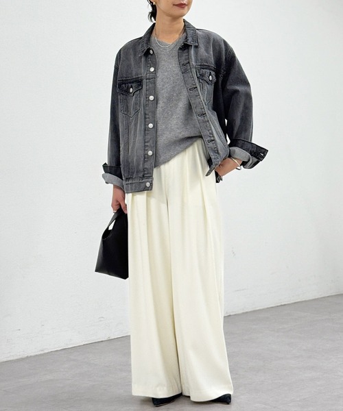 羽織るだけでサマになる！/MONN.:. デニムジャケット（デニム