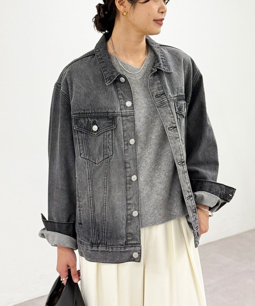 羽織るだけでサマになる！/MONN.:. デニムジャケット（デニム