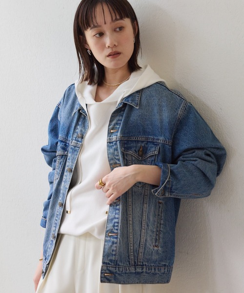 羽織るだけでサマになる！/MONN.:. デニムジャケット（デニム