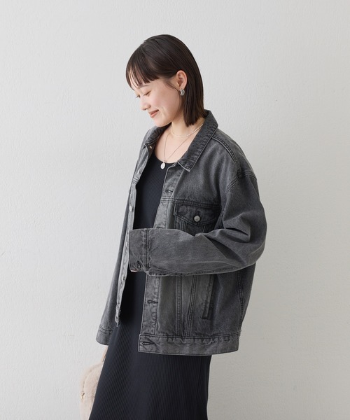 未使用　【MONN.:.（モン）】リヴドロア　デニムジャケット　お値下げ！ 羽織るだけでサマになる！/MONN.:. デニムジャケット（デニム